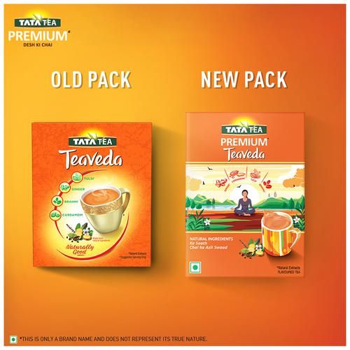 Tata Tea Premium Teaveda - Assam Tea Leaves With Elaichi Tulsi, 250 g-9.webp